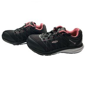 Keen Composite Toe Utility Vista Energy Work Sneakers Tea Rose/Black Womans 6M